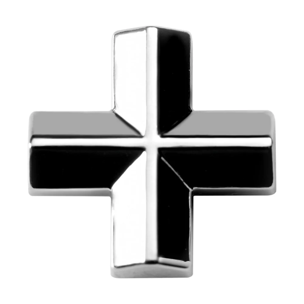 Аксесуари для автотюнінгу — Знак, шрифт із гранню, 3 см (Сріблястий)