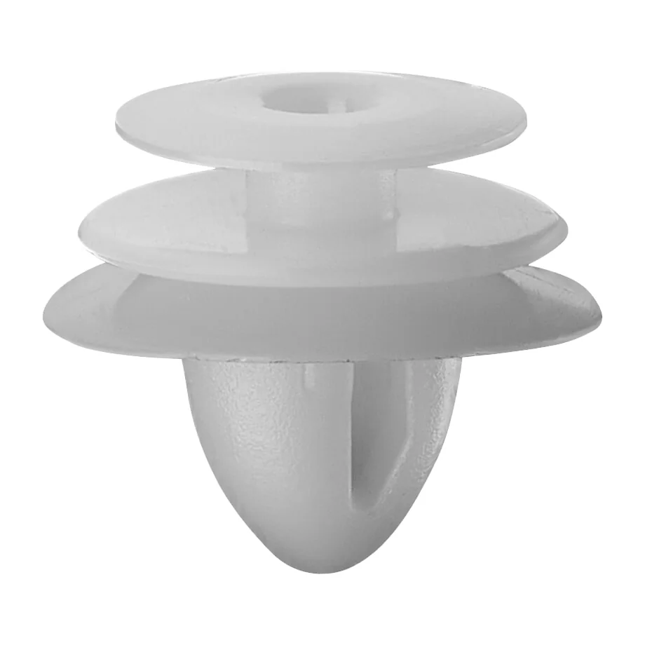 Кріплення обшивки/молдингів, дві і більше шляпок — Кругла шляпка (Білий)